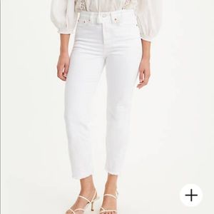 White wedgie Levi’s